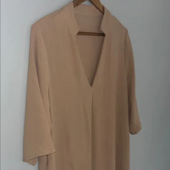Amazon Sz XL Women’s Camel Brown Maxi Dress Lightweight #neutral #minimalist - Picture 5 of 11